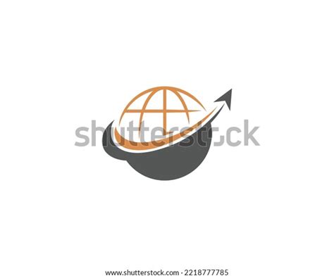 Globe Arrow Travel Transportation Logo Design Stock Vector (Royalty Free) 2218777785 | Shutterstock