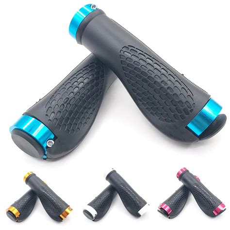 1 Pair Mountain Road Bicycle Handlebar Grips Ergonomic Rubber Bike Handle Grips Cycling Riding ...