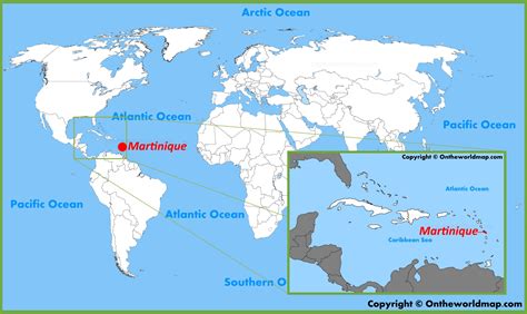 Martinique Map | France | Maps of Martinique Island