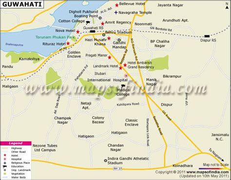 Guwahati city map in 2023 | Guwahati, Map, Geography map