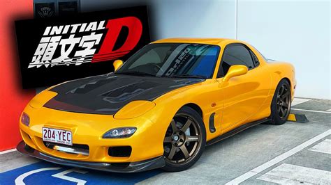 My FD RX7's NEW COLOUR! - Initial D in real life! - YouTube