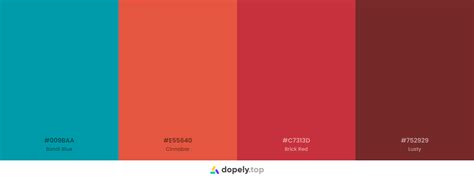 15 Red Color Palette Inspirations with Names & hex Codes! | Inside Colors