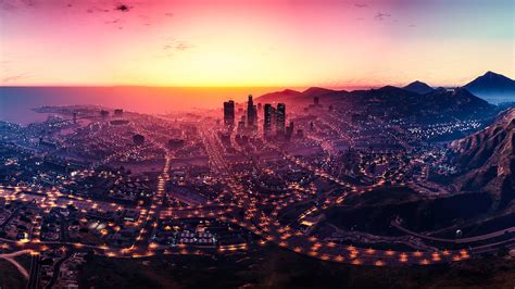 Los Santos Gta V City View, HD Games, 4k Wallpapers, Images ...