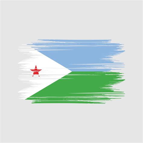 Djibouti flag Design Free Vector 11383222 Vector Art at Vecteezy