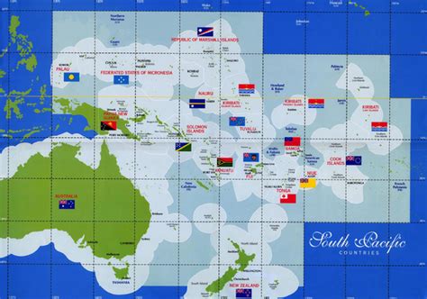 South Pacific Countries Map - Thikombia Fiji • mappery