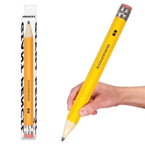 Giant Wooden Pencil in Weird Pens + Pencils Gifts by Archie McPhee