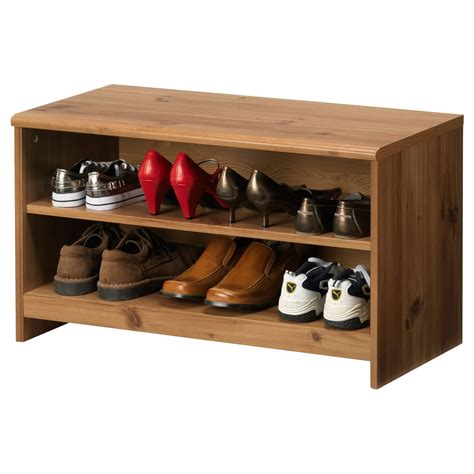 Peerless Shoe Storage Bench Ikea Vanity Table With Distressed Shelves For Sale