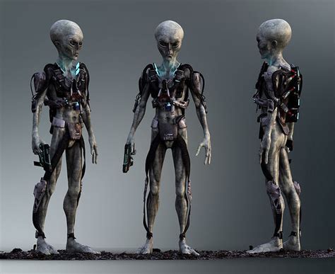 3D model Sci Fi Alien VR / AR / low-poly rigged | CGTrader