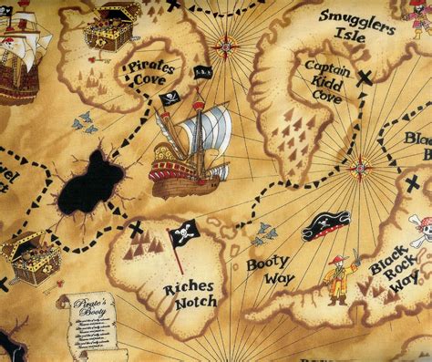 Printable Pirate Treasure Map