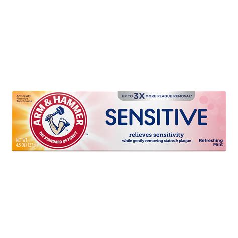 ARM HAMMER Sensitive Teeth Gums Toothpaste, Refreshing Mint- Fluoride ...