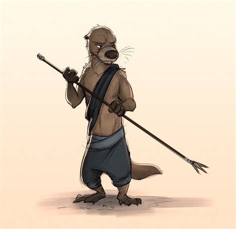 Ottergramp by Temiree.deviantart.com on @DeviantArt #aged #anthro #anthropomorphic #colored # ...