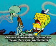 Spongebob Krusty Krab Pizza Song GIFs | Tenor