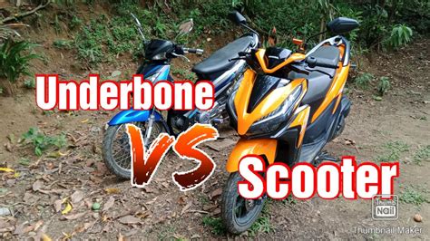 Underbone vs Scooter/ Ano mas magandang motor para sayo/ Which motorcycle fits you #honda # ...