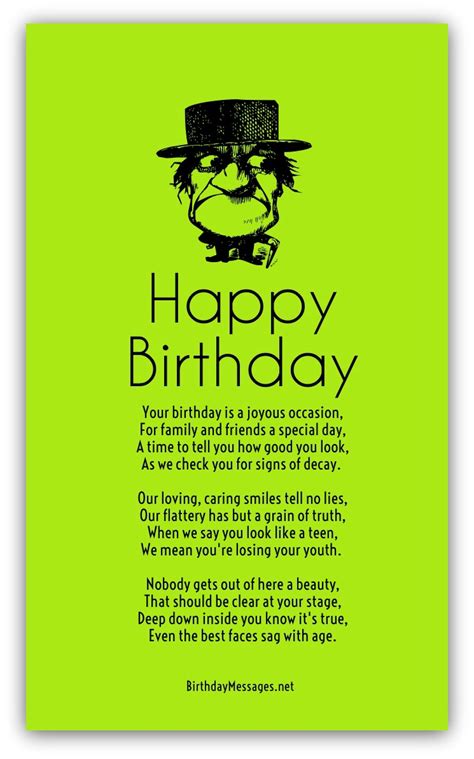 Funny Birthday Poems to Give Birthday Gals or Guys the Giggles