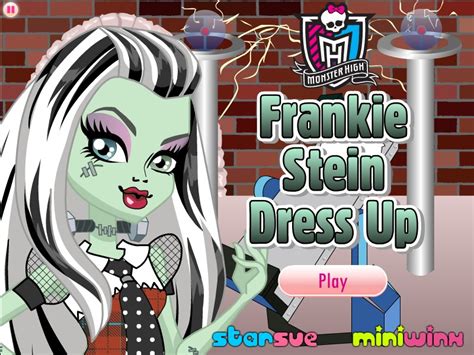 Monster High Frankie Stein Dress Up Game - Games For Girls Box