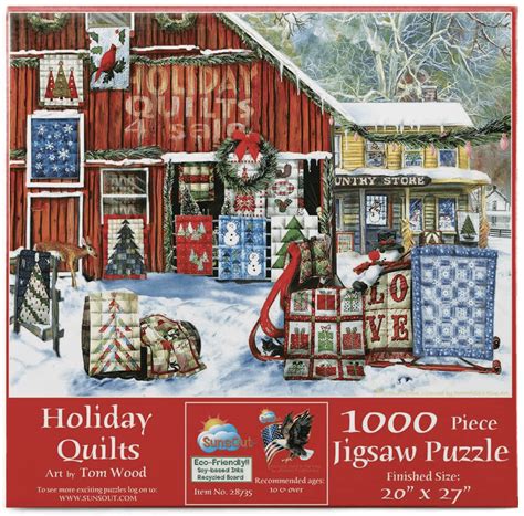 Holiday Quilts – 1,000 Piece Puzzle | Quiltblox.com