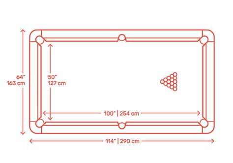 9 Foot Billiards | Pool Table Dimensions & Drawings | Dimensions.com