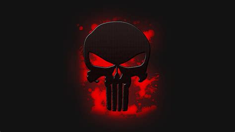 Online crop | HD wallpaper: The Punisher, skull, blood, red, artwork, red background | Wallpaper ...