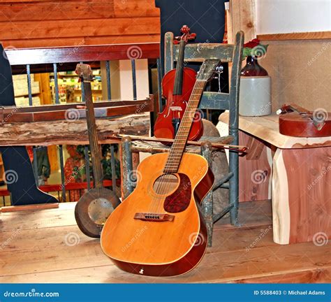 Country Music Instruments Stock Photo | CartoonDealer.com #5588403