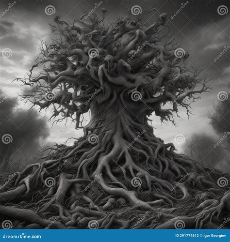 Monster Tree Horror, Spooky, Terror, Fantasy, Intricate, Elegant ...