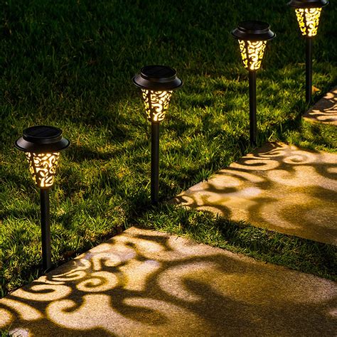 Lights & Lighting Led Lamp Solar Light Cylindrical Landscape Outdoor ...