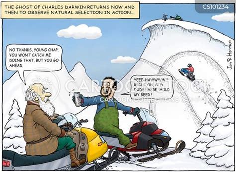 Snowmobile Cartoons and Comics - funny pictures from CartoonStock