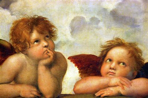 Angel Wall Art Guardian Angel Decor Cherub Drawings For Kids Room The Two Angels Raphael ...