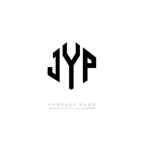 JYP letter logo design with polygon shape. JYP polygon and cube shape logo design. JYP hexagon ...