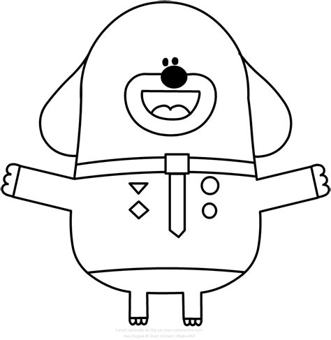 Hey Duggee coloring pages