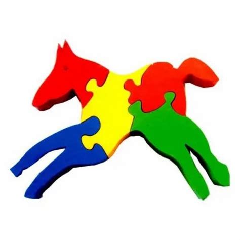 Wood Horse Jigsaw Puzzle Toys at Rs 220/piece in Delhi | ID: 22293818788