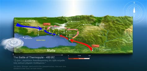 The Battle of Thermopylae - OC - Photoshop and 3D Map Generator : r/mapmaking