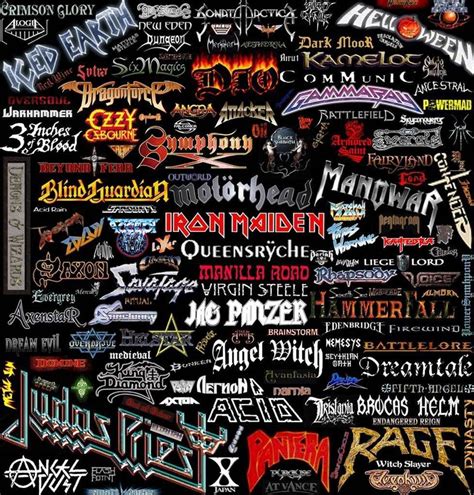 metal bands | Heavy metal music, Metal band logos, Heavy metal bands