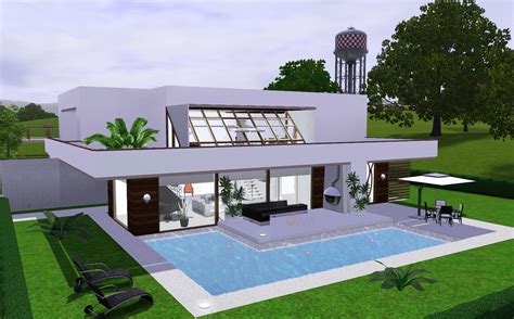 21 Harmonious Sims 3 Modern Mansions - Home Building Plans | 72955