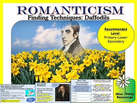 Romantic Poetry: Finding Techniques (Low Level) | Teaching Resources