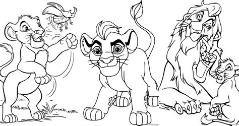 25 Free Lion Guard Coloring Pages for Kids and Adults