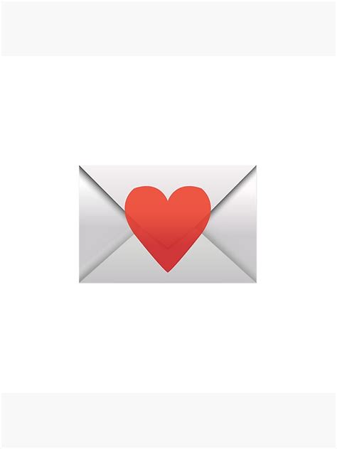 "Love Letter Emoji" Coasters (Set of 4) for Sale by medusagf | Redbubble