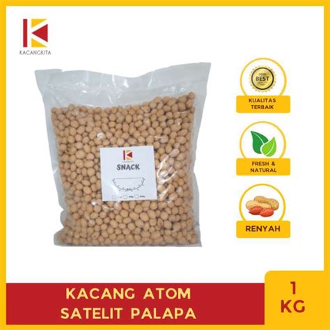 Jual Kacang Atom Satelit Palapa 1kg di Seller KacangKita - Jagakarsa, Kota Jakarta Selatan | Blibli