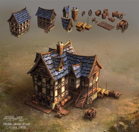 Medieval House Concept Art