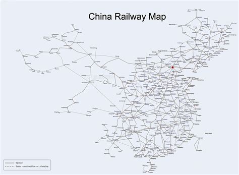 China High Speed Rail Map, 2019 China Railway Map, PDF Download