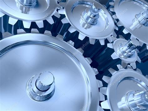 Industrial gears set — Stock Photo © Yermek #6036948