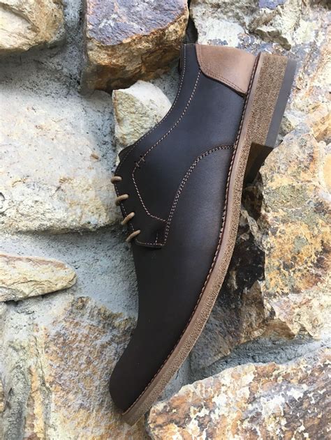 Brown casual shoes brown leather shoes brown lace up shoes | Etsy