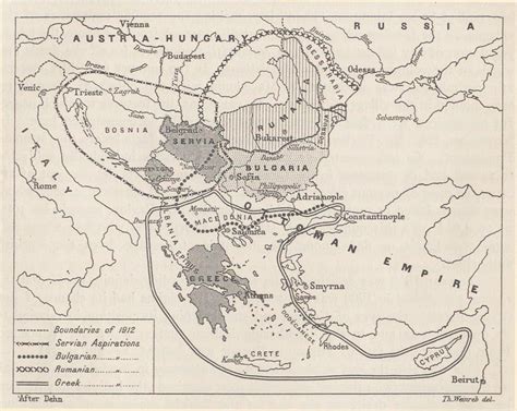 Map of the Balkan 1912-1914