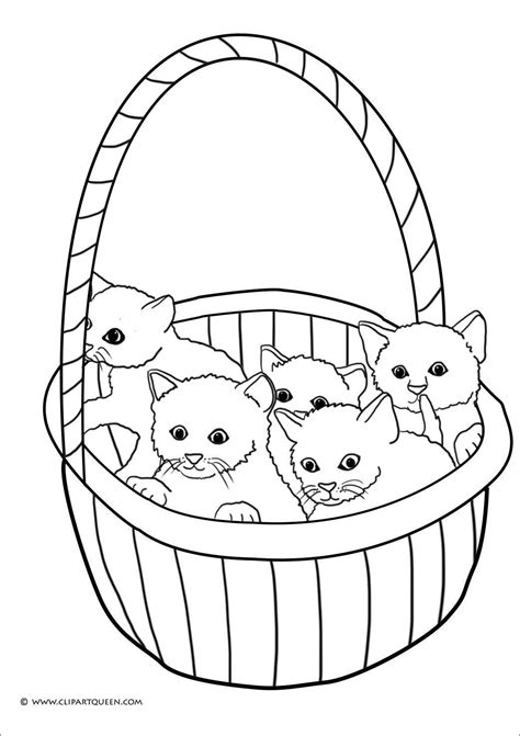 Kitten Coloring Pages - ColoringBay