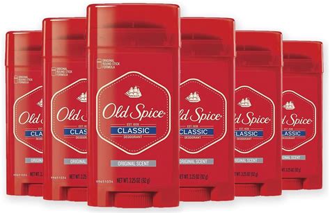 Old Spice Classic Deodorant, Original Scent, 3.25-Ounces (Pack of 6) : Amazon.ca: Beauty ...