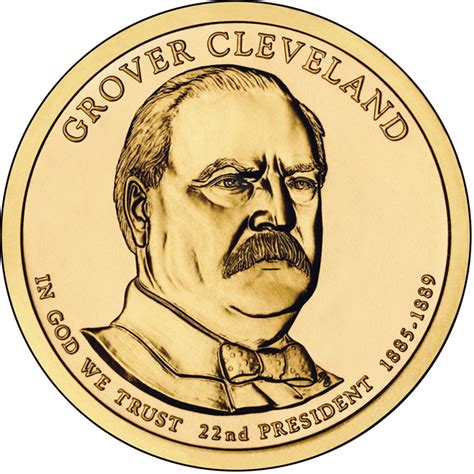 1 dollar coin – Grover Cleveland (1885-1889) | USA 2012