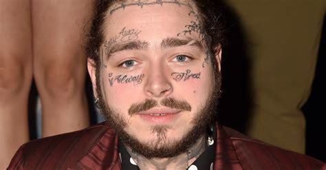 Post Malone face tattoos