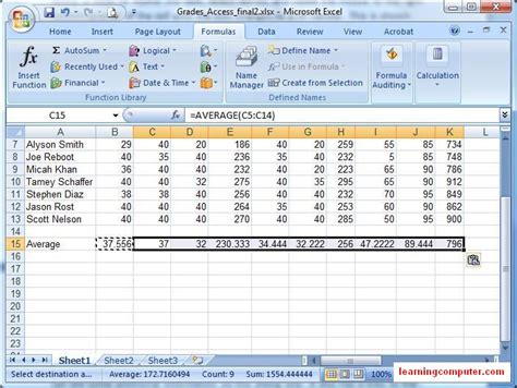 Excel Formulas Download Free 2007 - scheeperp