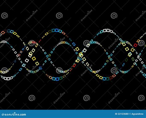 Colorful Sine Wave Pattern stock illustration. Illustration of ...