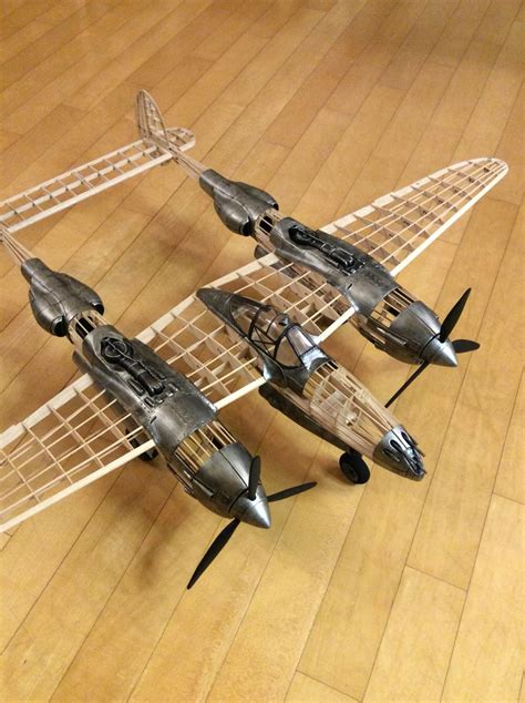 balsa wood airplane kit guillow p-38 lightning | Model airplanes, Balsa ...