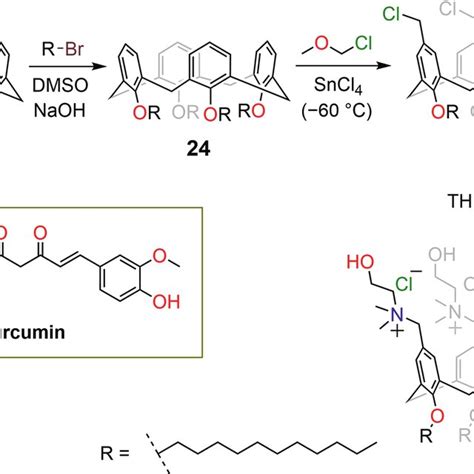 Synthetic pathway of functionalized calixarene derivative 26 and the... | Download Scientific ...